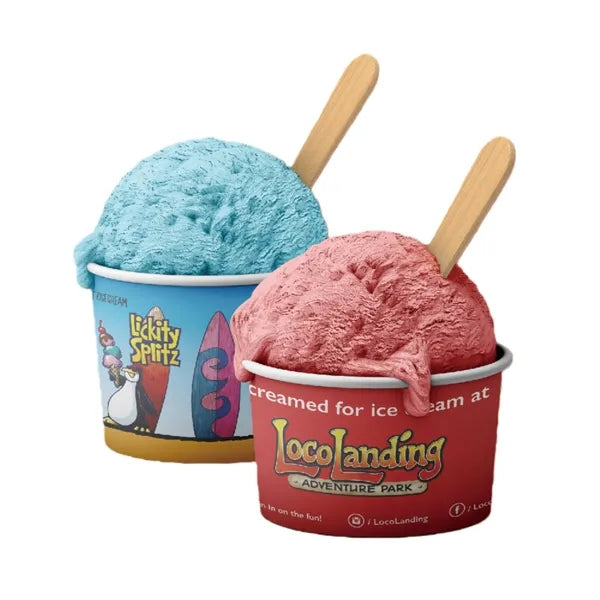 7oz Ice Cream Frozen Yogurt Paper Cup Dessert Bowls