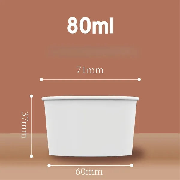 7oz Ice Cream Frozen Yogurt Paper Cup Dessert Bowls
