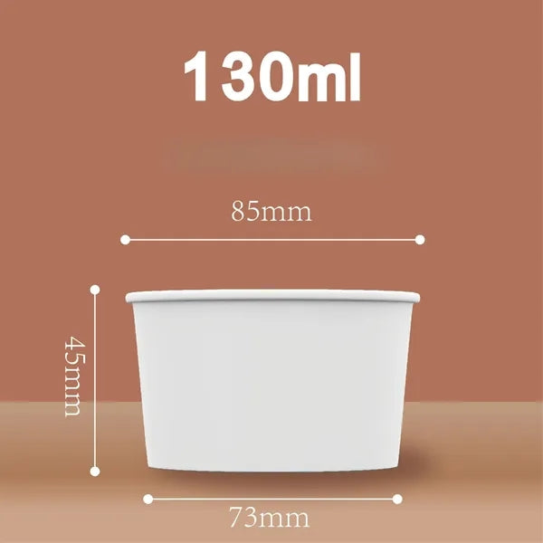 7oz Ice Cream Frozen Yogurt Paper Cup Dessert Bowls