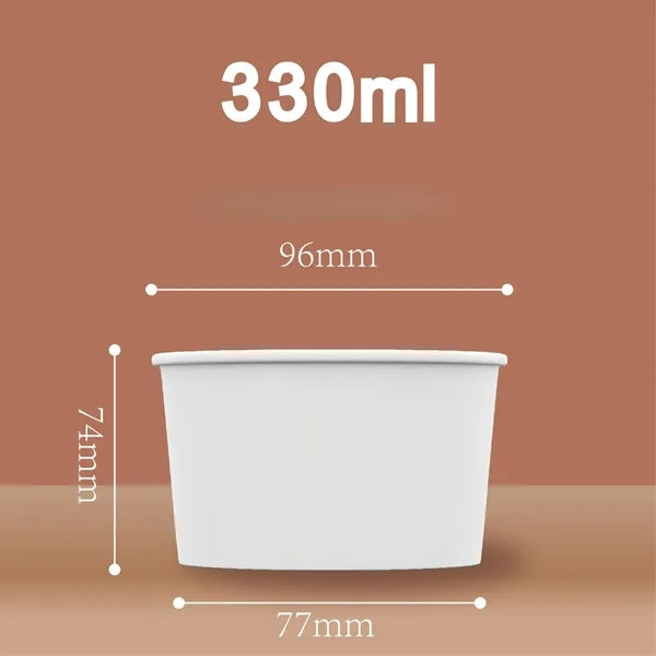 7oz Ice Cream Frozen Yogurt Paper Cup Dessert Bowls