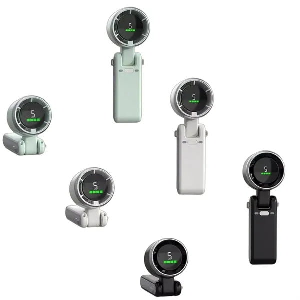 5 Gear Wind Mini USB Foldable Handheld Turbo Fan