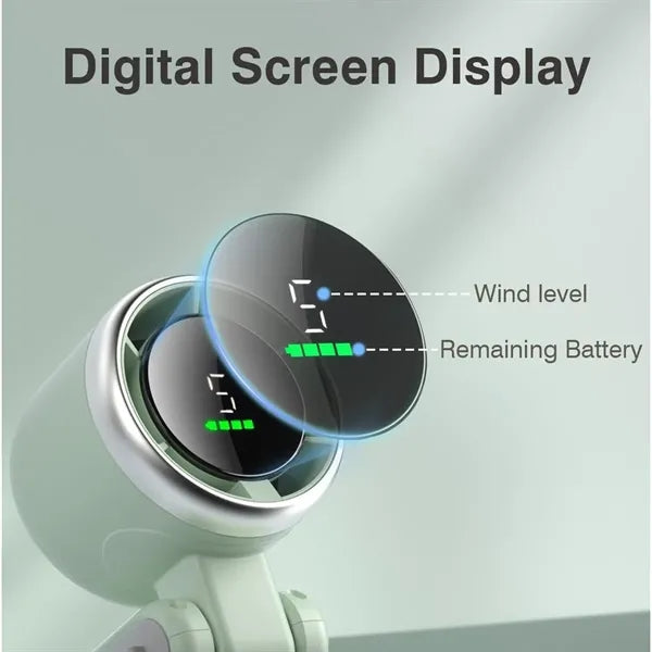 5 Gear Wind Mini USB Foldable Handheld Turbo Fan