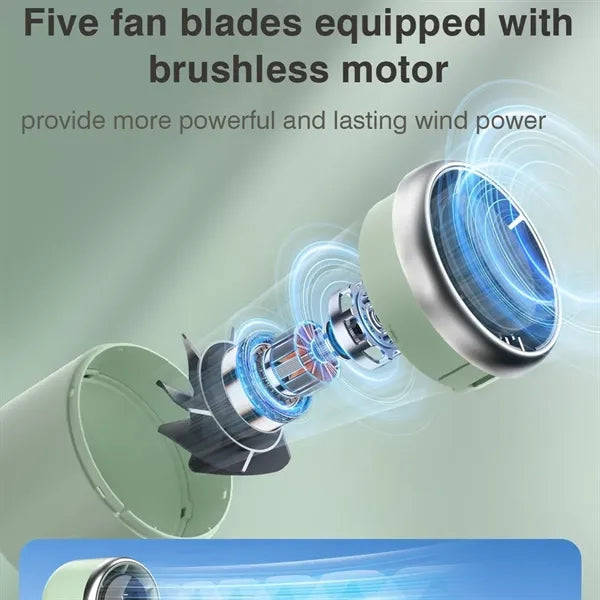 5 Gear Wind Mini USB Foldable Handheld Turbo Fan