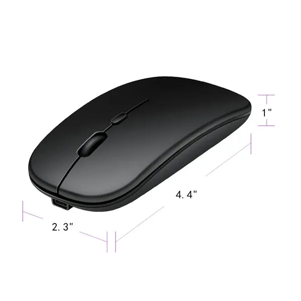 2.4G Dual Mode Rechargeable Wireless Bluetooth Mouse