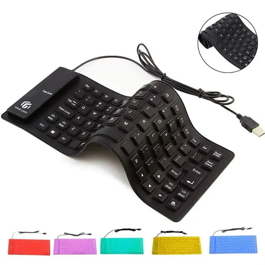 85-key computer ultra-thin silent silicone soft keyboard