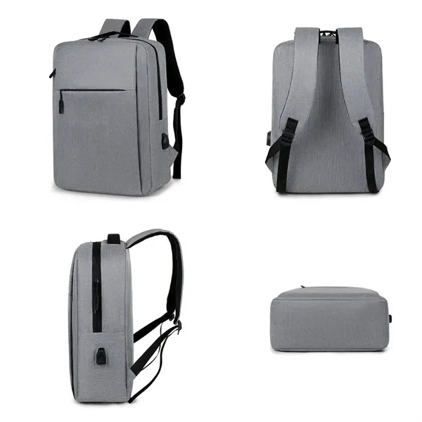 15.6-Inch Waterproof Laptop Backpack with USB Charging Port