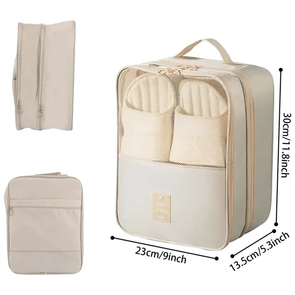 Waterproof Travel Shoe Bag Organizer Shoe With Zipper