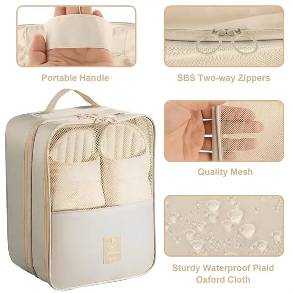 Waterproof Travel Shoe Bag Organizer Shoe With Zipper