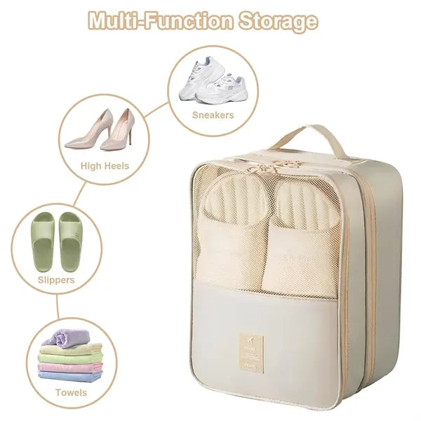 Waterproof Travel Shoe Bag Organizer Shoe With Zipper