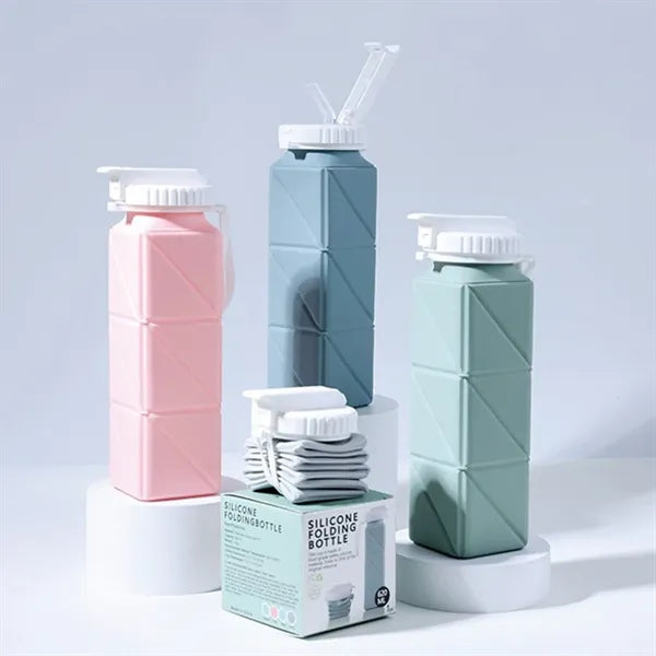 Travel Collapsible Silicone Foldable Water Bottles Cups