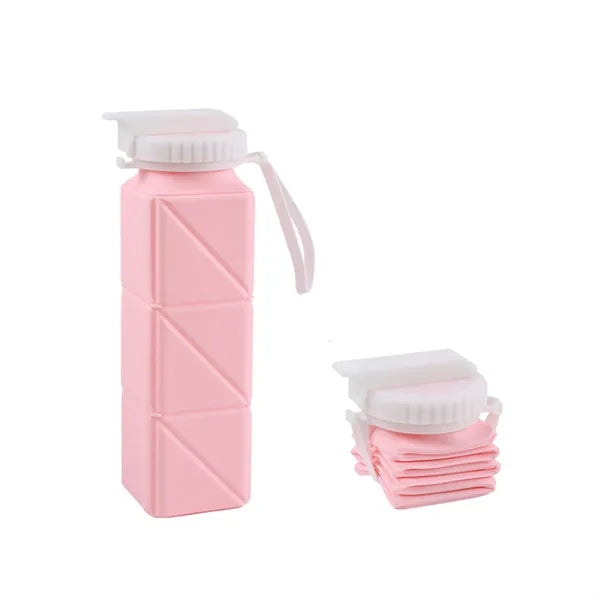Travel Collapsible Silicone Foldable Water Bottles Cups