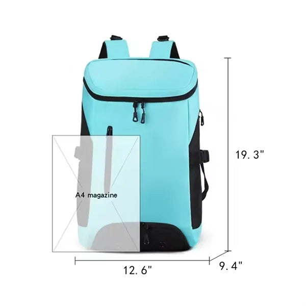 Badminton Tennis Bag Duffle Backpack with Shoe Compartment