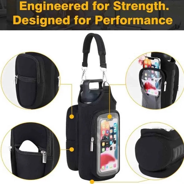 Portable Magnetic Gym Bag for water bottle