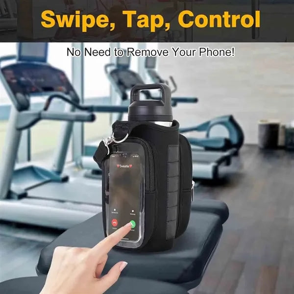 Portable Magnetic Gym Bag for water bottle