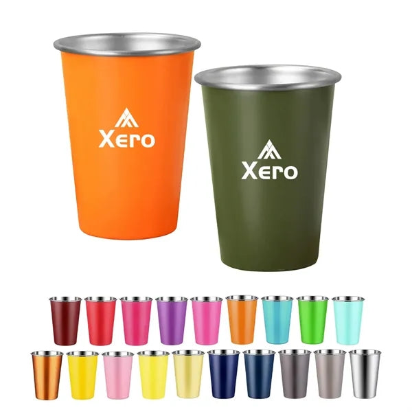 16oz Stainless Steel Wide Mouth Cup