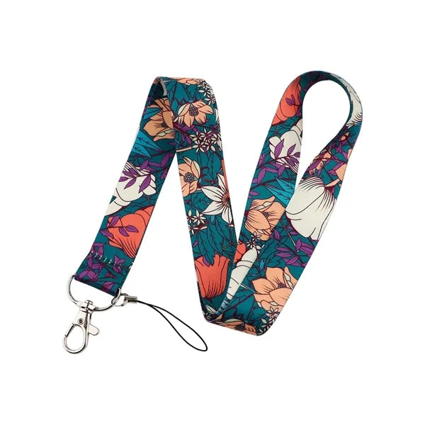 Patterned Lanyard Keychain