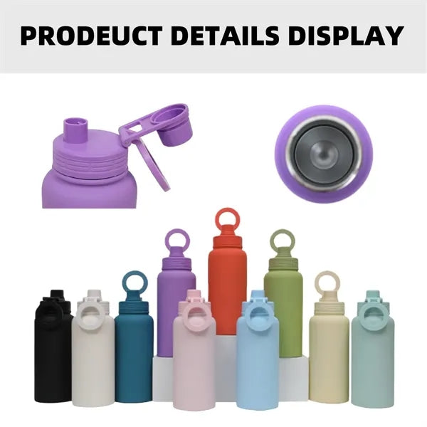 22oz Insulated Water Bottle With Magnetic Phone Holder