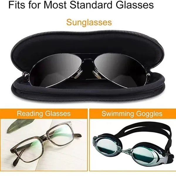 Ultra light eyeglass sunglasses soft case with belt clip