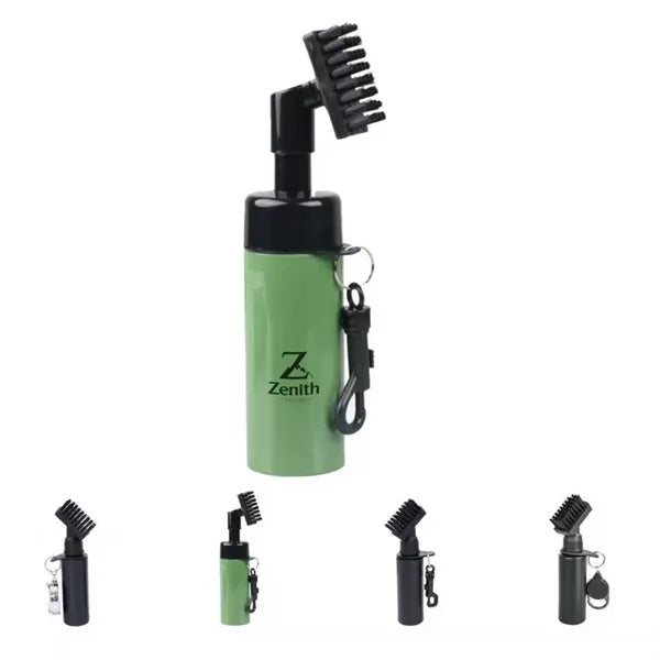Water Spray Portable Golf Club Cleaner Brush Tool