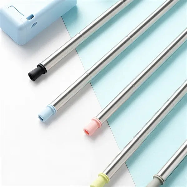 Eco Foldable Straws with Travel case