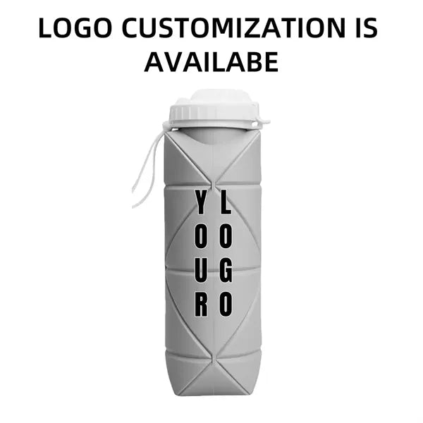 20oz Silicone Collapsible Water Bottle