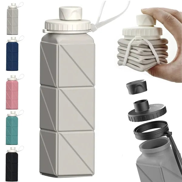 20 oz Collapsible Silicone Water Bottles