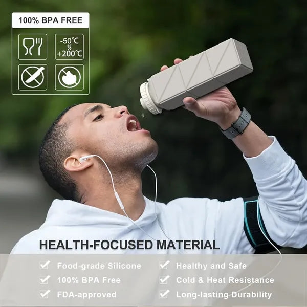 20 oz Collapsible Silicone Water Bottles