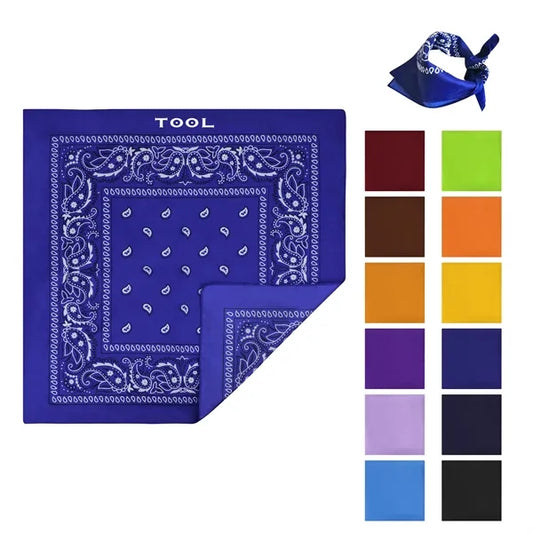 22"Unisex Full Color Square Cotton Bandana