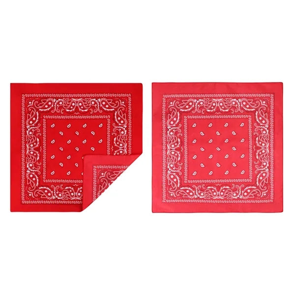 22"Unisex Full Color Square Cotton Bandana