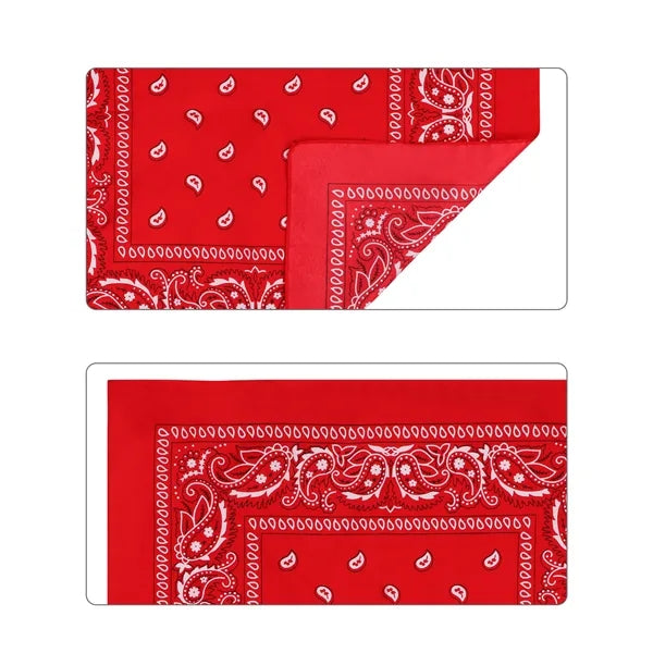 22"Unisex Full Color Square Cotton Bandana