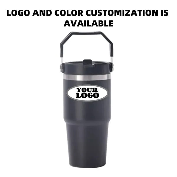 20oz Stainless Steel Insulated Tumbler With Lid And Straw