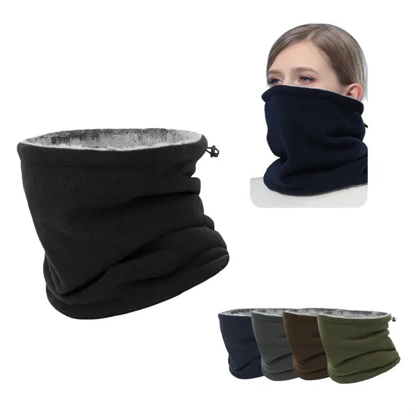 Adjustable Windproof Fleece Face Mask Neck Gaiter