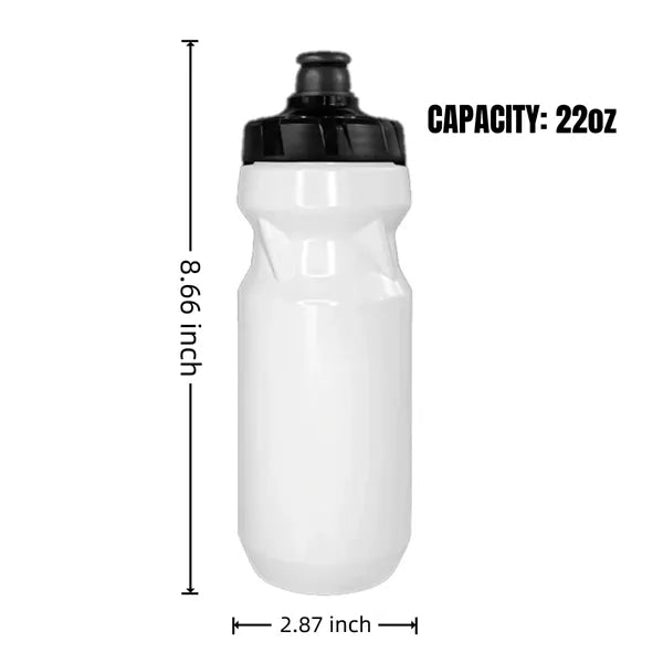 22oz Lightweight Squeeze Bike Water Bottle