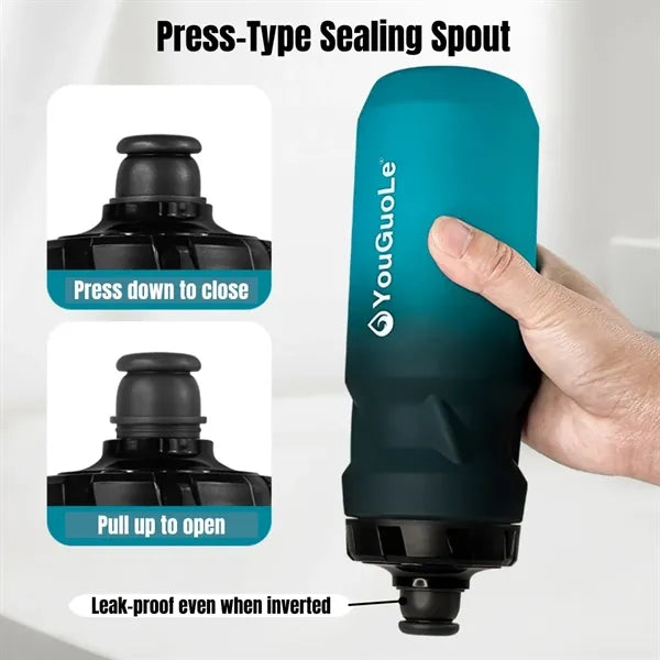 22oz Lightweight Squeeze Bike Water Bottle