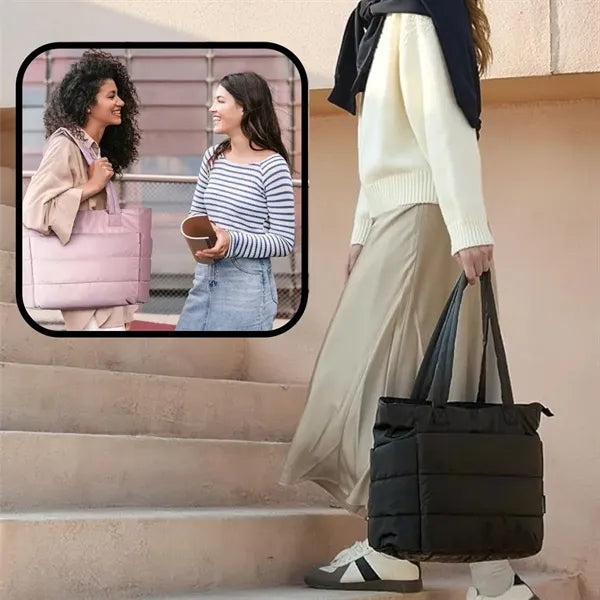 Lightweight Handbag Tote Bag with Compartments