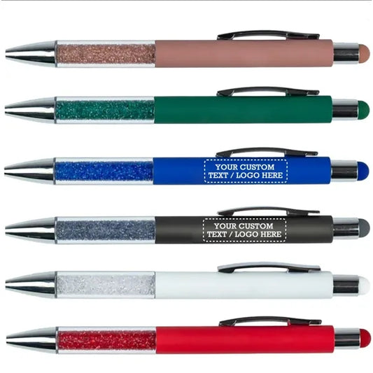 Glitter - Recycled Glitter Grip Stylus Pen