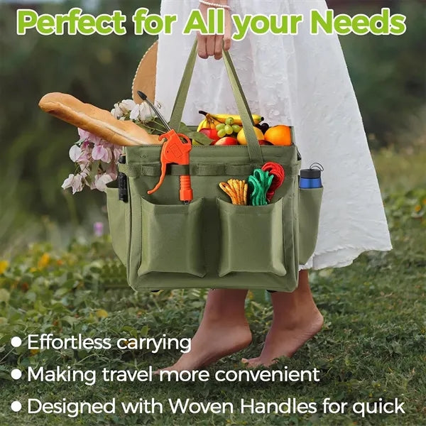 Outdoor camping travel collapsible tactical utility tote bag