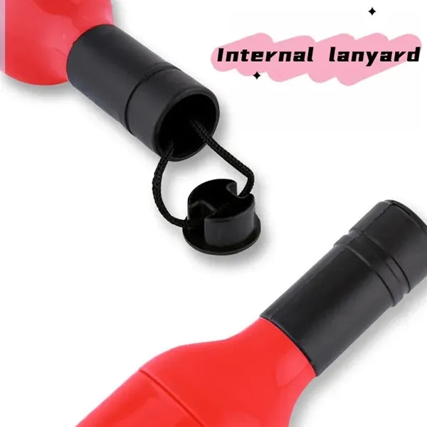 Creative Wine Bottle Design Compact Folding Umbrella