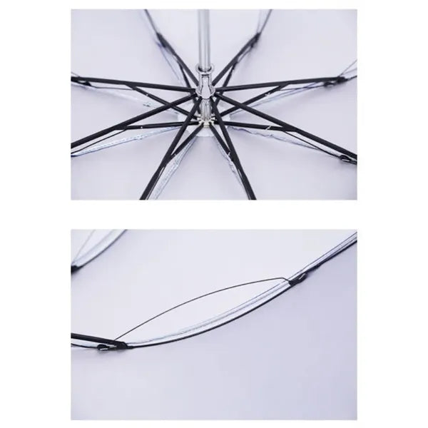 Creative Wine Bottle Design Compact Folding Umbrella