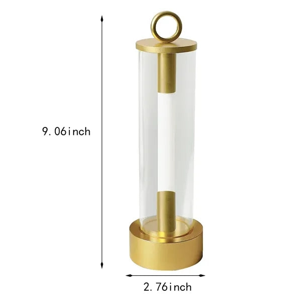 Portable rechargeable outdoor ambient night light desk lamp