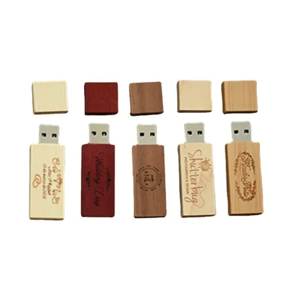 4GB Wooden USB Flash Drive W/Wooden box