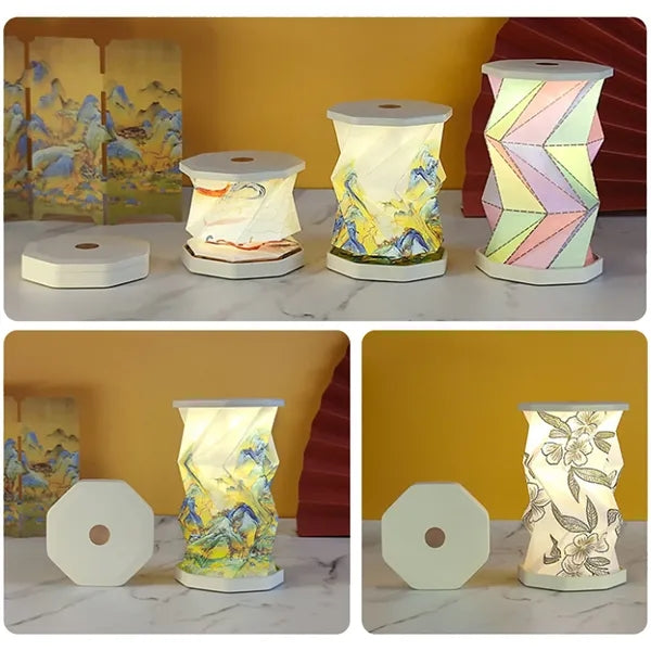 Portable Foldable Table Lamp Home Decor