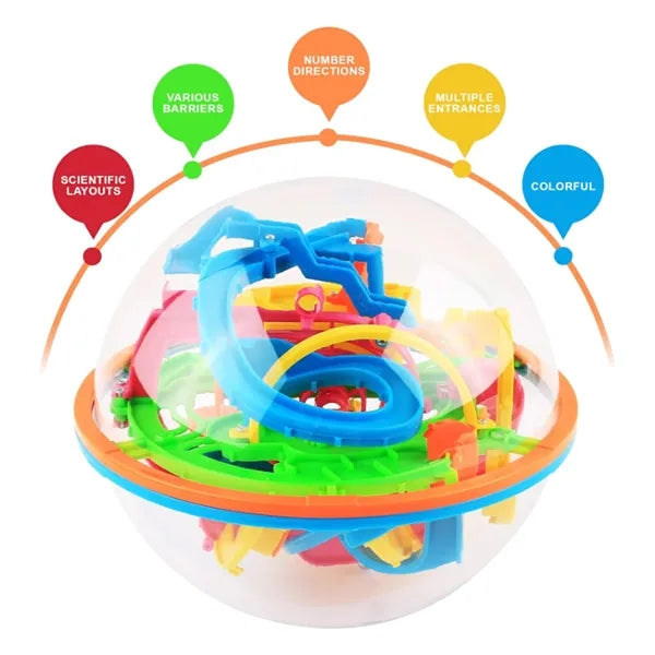 3D Maze Brain Puzzle Ball