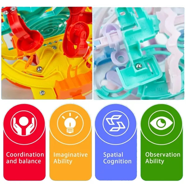 3D Maze Brain Puzzle Ball