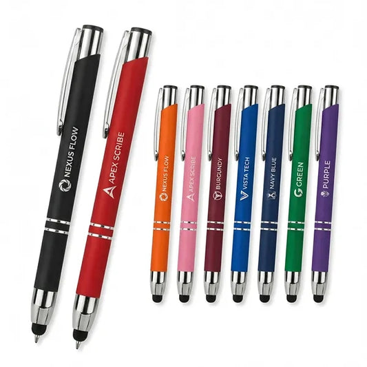 Elite Chrome-Ring Aluminum Signature Stylus Pen
