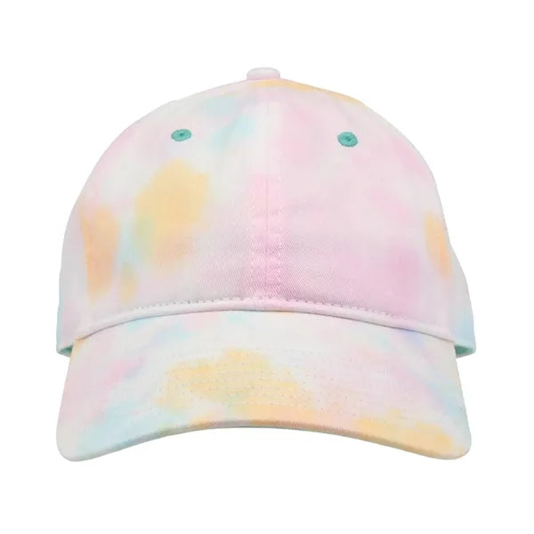 Relaxed Unstructured Tie Dye Twill Cap