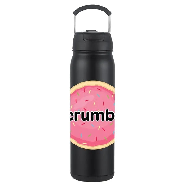 24 oz Vacuum Bottle with SS Carry Handle, RSS Liner