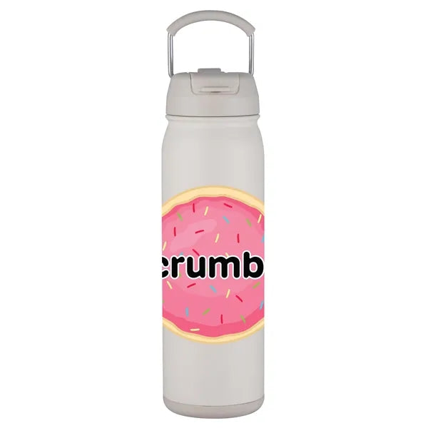 24 oz Vacuum Bottle with SS Carry Handle, RSS Liner