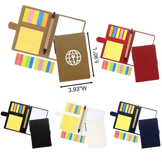 Eco-Friendly Spiral Notepad Recycled Sticky Notes