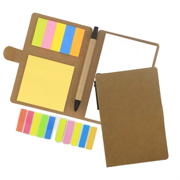 Eco-Friendly Spiral Notepad Recycled Sticky Notes